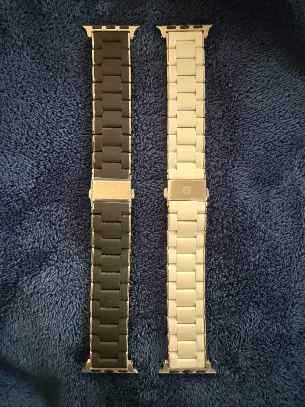 MICHELE Silicone-Wrapped Braclet Apple Watch bands – BRAND NEW. WHITE BAND - Picture 4 of 7